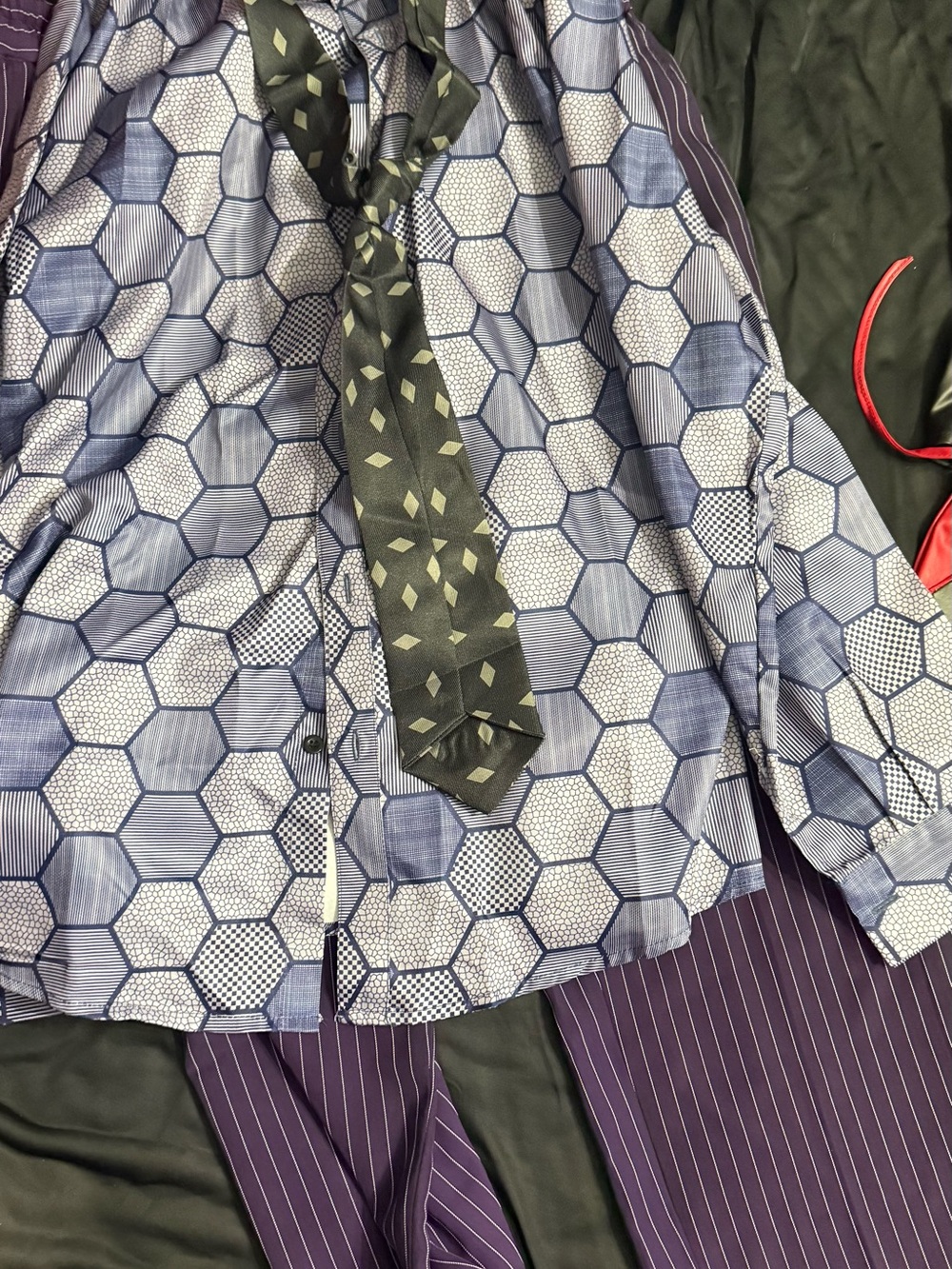 Men’s Joker Costume- pants, shirts, tie and vest